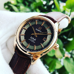 Đồng Hồ Nam Omega OM431.63.41.21.13.001 Dây Nâu